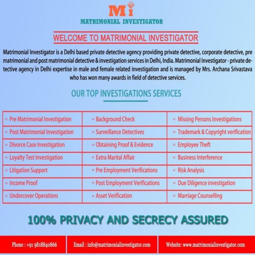 Best Private Detective Agency in Noida
